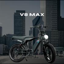 Bicicleta Elétrica V8 Max - Performance e Conforto para Uso Urbano e Off-Road