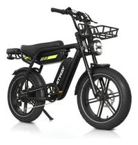 Bicicleta Elétrica V8 Pro Hy9 1000w 2 Baterias De Lítio Velocidade Max de 50km