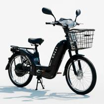 Bicicleta Elétrica Way City 500W Aro 24 Preto Fosco Colli Bicicleta Elétrica Way City 500W Aro 24 Preto Fosco Colli