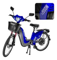 Bicicleta Elétrica WeHawk EB 500W 48V Aro 24 com Painel LCD