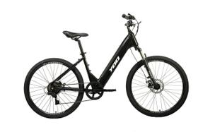 Bicicleta elétrica Yoo Fleek 250W preto e branco