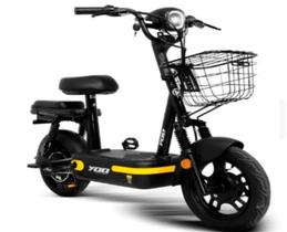 Bicicleta Elétrica YOO Y200 350WH - Preto/Amarelo