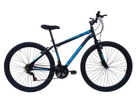 Bicicleta em Aço Carbono Preta Aro 29 18v Marchas Freio V-Brake - Xnova