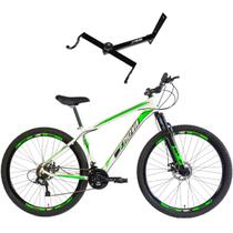 Bicicleta em Alumínio Attus Aro 29 21v Marchas Freio Disco Suspensão com Trava com Suporte de Parede Horizontal - Xnova