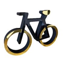 Bicicleta Em Mdf Decoryou - Ref 320 Preta