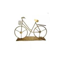 Bicicleta Enfeite Decorativo Aramado Bike Ferro Dourado Ref.5831 - N/A