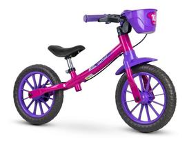 Bicicleta Equilíbrio Balance Feminina Rosa - Nathor