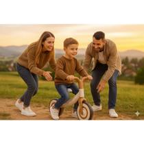 Bicicleta Equilíbrio Infantil sem Pedal Aro 12 Ajustável Crianças Unissex Leve Segura Crescimento color:Marrom Bicicleta Equilíbrio Infantil sem Pedal Aro 12 Ajustável Crianças Unissex Leve Segura Crescimento color:Marrom
