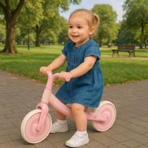 Bicicleta Equilíbrio Infantil Sem Pedal Marrom Rosa Menina Criança 3 Anos Coordenação Motora Educati Bicicleta Equilíbrio Infantil Sem Pedal Marrom Rosa Menina Criança 3 Anos Coordenação Motora Educati