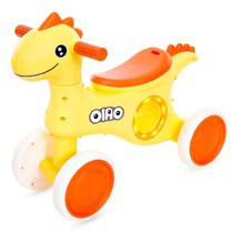 Bicicleta Equilíbrio Sem Pedal Infantil Dino Led Música Bebê