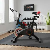 Bicicleta Ergométrica completa Bike de Spinning Inércia 6kg com Marcador e suporte para celular e tablet Bicicleta Ergométrica completa Bike de Spinning Inércia 6kg com Marcador e suporte para celular e tablet