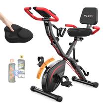 Bicicleta Ergométrica Dobrável PLENY 5 em 1 com Volante de Inércia de 3 kg, Vermelha Bicicleta Ergométrica Dobrável PLENY 5 em 1 com Volante de Inércia de 3 kg, Vermelha