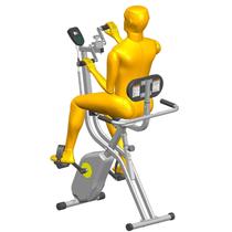 Bicicleta ergométrica dobrável X-Bike Hand & Arms Trainer para idosos