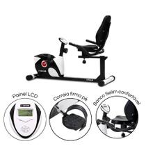 Bicicleta Ergométrica Kikos KR3.8 Residêncial 8 Níveis de Esforço Display LCD 4 Funções