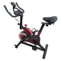 Bicicleta Ergométrica Mecanica Fitness Spinning Preto e Vermelho