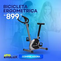 Bicicleta Ergométrica Mile Fitness Residencial 21 velocidades Compacta Preta e Cinza Monitor com Funções
