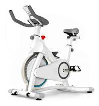 Bicicleta Ergométrica Spinning Ajustável Vertical Indoor Com Monitor Fitness