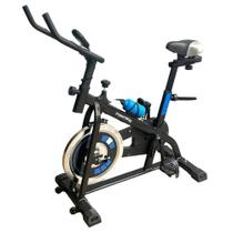 Bicicleta Ergométrica Spinning até 120kg com Inércia 8 kg Azul IWBES8AZ IMPORTWAY