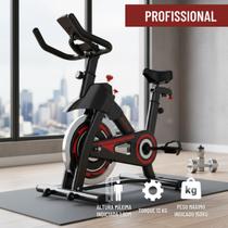 Bicicleta Ergométrica Spinning Fitness Vertical 150kg 1,90m Treino em Casa Academia Indoor Com Monitor Mopower Bicicleta Ergométrica Spinning Fitness Vertical 150kg 1,90m Treino em Casa Academia Indoor Com Monitor Mopower
