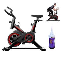 Bicicleta Ergométrica Spinning Profissional 150KG Academia com Painel Digital