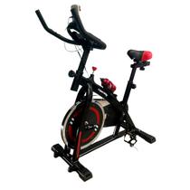 Bicicleta Ergométrica Spinning Profissional Mecânica 13 Kg Suporta 120 Kg Vermelha Importway Iwbes13