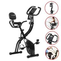 Bicicleta Ergométrica Vertical Dobrável Flywhell 3,5Kg Magnética Portátil Monitor Importway Iwf010