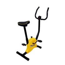 Bicicleta Ergométrica Vertical YB 505 Poli Sports Regulagem de Esforço Monitor 5 Funções e Banco Ajustável