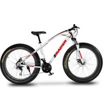 Bicicleta Fat Bike Aro 26 Câmbio Shimano 21 Marchas - Zrader