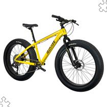 Bicicleta Fat Bike Aro 26 Pneu Largo 12 Redstone Freio Disco