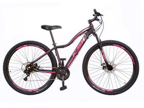 Bicicleta Feminina 29 KSW MWZA 24V Shimano Freio Hidráulico