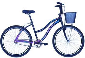 Bicicleta Feminina Aluminio Beach Aro 26 Passeio Confortavel