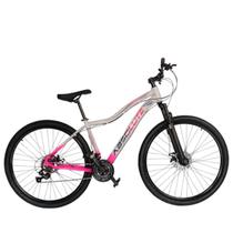 Bicicleta Feminina Aluminio MTB Aro 29 Absolute Hera 21 Velocidades Freio Hidráulico