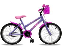 Bicicleta Feminina Aro 20 Power Branca Bike Bella Infantil Power Bike