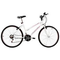 Bicicleta Feminina Aro 24 18V Dalia Cor Branca Bicicleta Feminina Aro 24 18V Dalia Cor Branca