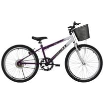 Bicicleta Feminina Aro 24 Model S/M 9 a 12 Anos Violeta