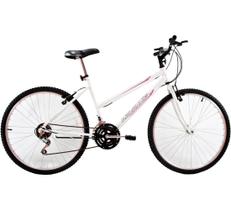 Bicicleta Feminina Aro 26 18 Marchas Dalia Branca Bicicleta Feminina Aro 26 18 Marchas Dalia Branca