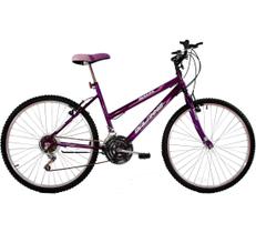 Bicicleta Feminina Aro 26 18 Marchas Dalia Violeta Bicicleta Feminina Aro 26 18 Marchas Dalia Violeta