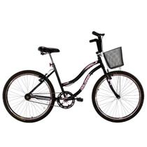 Bicicleta Feminina Aro 26 Beach Preta