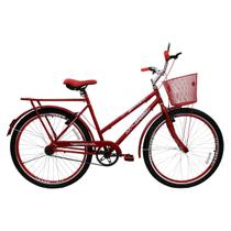 Bicicleta Feminina ARO 26 Genova - 310122 Vermelho