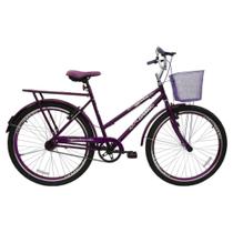 Bicicleta Feminina ARO 26 Genova - 310123 Roxo