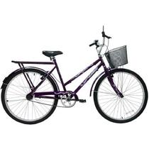 Bicicleta Feminina ARO 26 Genova - 310131 Roxo