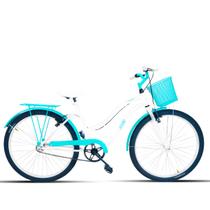 Bicicleta Feminina Aro 26 Passeio Com Cestinha Bicicleta Feminina Aro 26 Passeio Com Cestinha