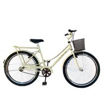 Bicicleta Feminina Aro 26 Urbana Cestinha Freios V Brake Revisada e Lubrificada
