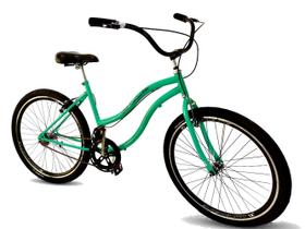 Bicicleta feminina aro 26 vintage retrô urbana s/ marchas