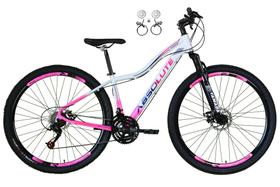 Bicicleta Feminina Aro 29 Absolute Hera 21 Marchas Quadro em Alumínio Freio a Disco Hidráulico a Óleo com Suspensão Dianteira