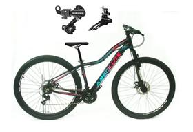 Bicicleta Feminina aro 29 Absolute Hera Alumínio 21 Marchas Câmbios Shimano Freio a Disco - Preta Bicicleta Feminina aro 29 Absolute Hera Alumínio 21 Marchas Câmbios Shimano Freio a Disco - Preta