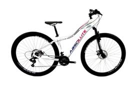 Bicicleta Feminina Aro 29 Absolute Hera Alumínio 21v Freio a Disco Garfo Suspensão - Branco