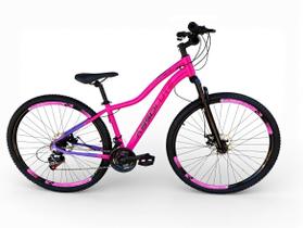 Bicicleta Feminina Aro 29 Absolute Hera Freio a Disco 24v Garfo Com Suspensão Mtb 29 Alumínio