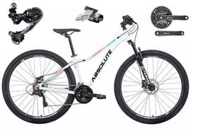 Bicicleta Feminina Aro 29 Absolute Mia 3 Alumínio Câmbio Traseiro Shimano Deore e Altus 27v Freio Hidráulico Garfo Com Trava - Branco
