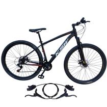 Bicicleta Feminina Aro 29 Alumínio KSW XLT 100 21v Disco Hidráulico Suspensao 80mm